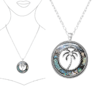 CC104-Palm-Tree-Circle-pendant-necklace-