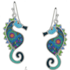 CC118 Multi-Colour Seahorse Earrings